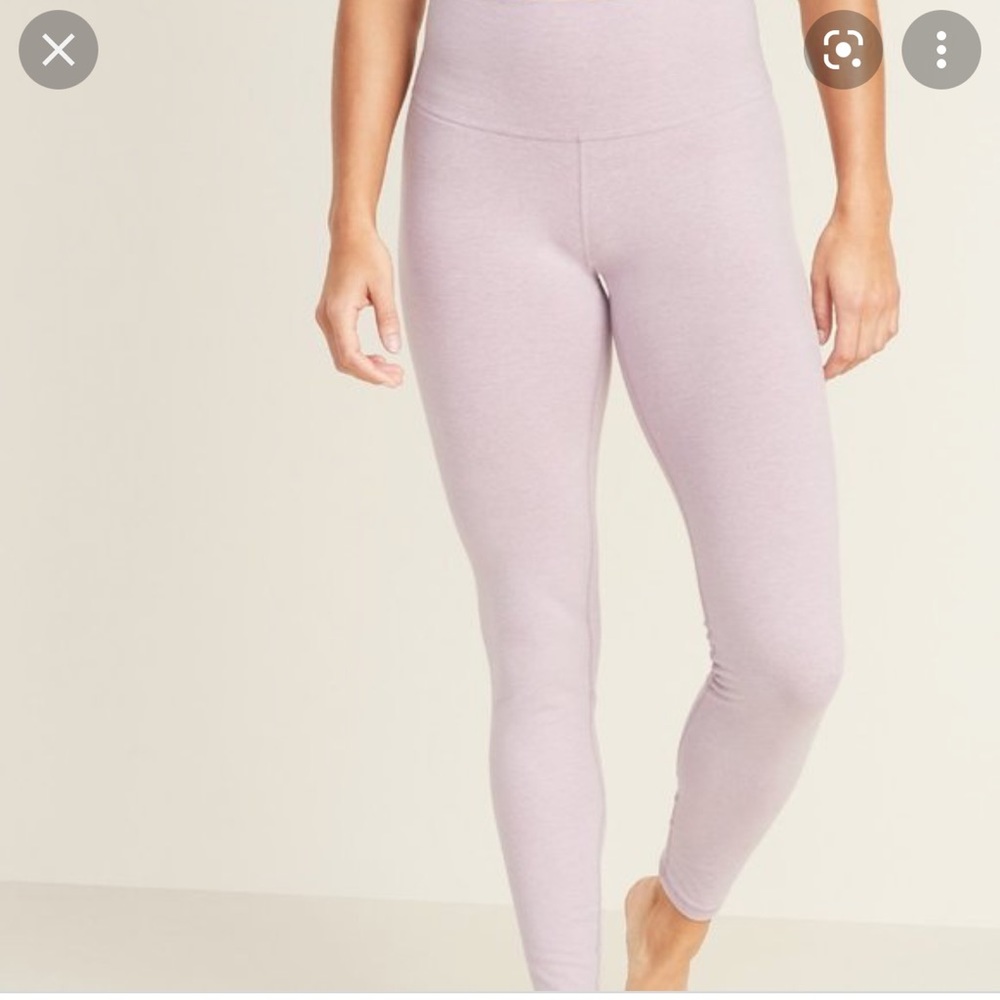 Old Navy Go Dry Pink Leggings - Size Large